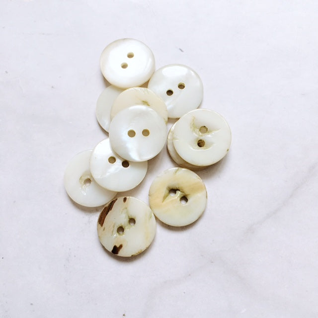 LOT DE 10 BOUTONS NALLYS 13MM